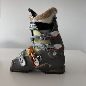 Salomon Performa 8 Ski Boots Womens Dh Ski Boot Grey 240 Mp, Size 25 / 8-8.5